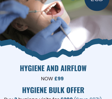 White and Blue Simple Dental Care Clinic Services Instagram Post 360x320