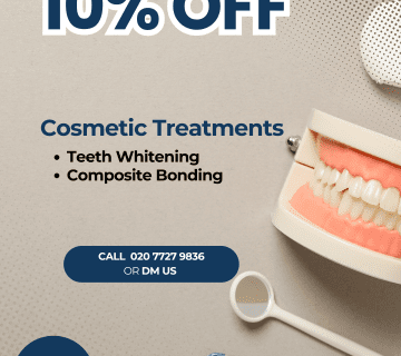 Brown Simple Dental Clinic Instagram Post 360x320